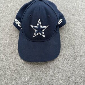 Dallas Cowboy Hat Cap Strapback Navy Blue New Era‎ Football NFL Adjustable Logo.